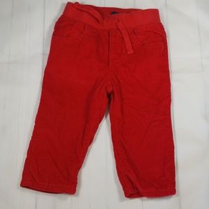 Baby GAP Boys Red Corduroy Pants: 6-12 Month